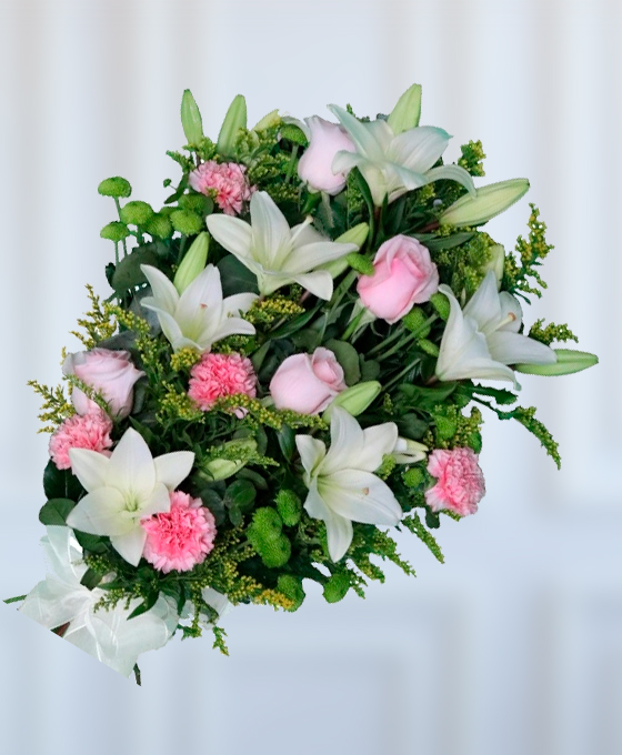 Ramo de flores funerarias